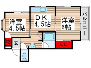 ハイツ斉木の物件間取画像